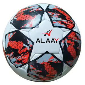 Alaay personalizado OEM Logo profesional tamaño 5 balón de fútbol engrosado PU cosido a máquina para fútbol - Product Image 1