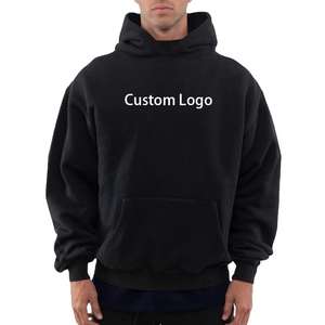 Nouveau Style hommes 100% coton épais polaire luxe qualité vierge concepteur vêtements de rue impression personnalisée Logo sweat à capuche personnalisé/sweat-shirt - Product Image 3