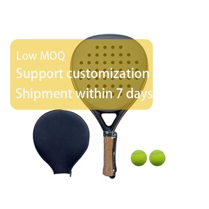 Raquette de Padel Professionnelle Personnalisée 2026 en Gros, Raquette de Tennis de Plage en Fibre de Carbone 18K 3K 12K, Filet Portable en Nylon - Product Image 5