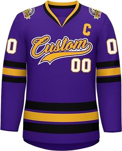 Personnalisez votre propre maillot de hockey sur glace pour votre club, maillot de hockey sur glace respirant et à séchage rapide pour hommes. - Product Image 1