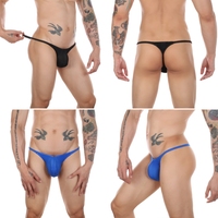 String pour homme à taille basse, ceinture fine en maille fluorescente, string sexy pour gays, sous-vêtements de taille européenne, lingerie sexy pour homme