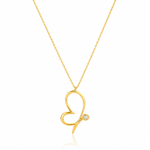 Collier à breloques papillon et coeur uni pendentif turc fait à la main en gros bijoux en argent sterling 925 - Product Image 4