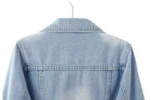 Chaquetas Vaqueras de Mezclilla con Acabado Desgastado al Ácido, Transpirables y Personalizadas Estilo 2024 para Mujer - Moda Urbana y Moderna - Product Image 6