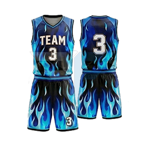 Uniforme de basket-ball pour hommes de haute qualité, design personnalisé, 100% polyester, taille plus, manches courtes, respirant, antibactérien, vente chaude - Product Image 4