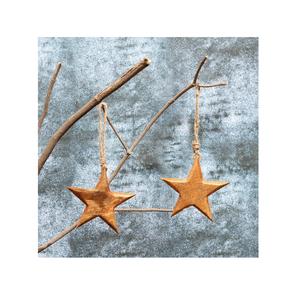 Adorno navideño de estrella colgante de madera moderna para decoración interior del hogar para dormitorio y sala de estar - Product Image 2