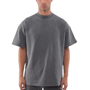 Séchage rapide de haute qualité Logo personnalisé t-shirts pour hommes Impression T-shirt uni grande taille Vente en gros pas cher - Product Image 1