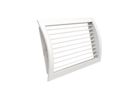 Grille de ventilation rectangulaire en aluminium anodisé et thermolaqué durable pour plafond et mur, système de ventilation CVC moderne, retour d'air ICEMAC