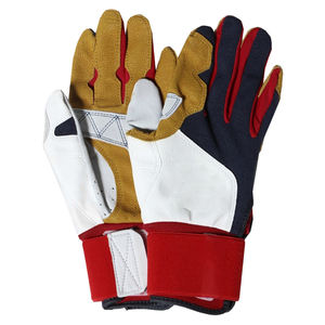 Guantes de Bateo de Béisbol para Zurdos, Personalizables al por Mayor, de Poliéster y Algodón, con Cierre de Velcro, Agarre Duradero para Entrenamiento y Partidos - Product Image 6