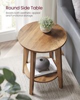 Table à manger moderne en bois massif avec étagère inférieure conception peu encombrante pour meubles de maison salon chambre à coucher