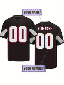 Camiseta de fútbol americano personalizada para jóvenes y niños, camisetas de entrenamiento de fútbol - Product Image 5