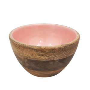 Tazón para Ensalada de Madera de Acacia Hecho a Mano de Primera Calidad, Ecológico, Desechable, Duradero, Acabado Natural, Apto para Lavavajillas, Personalizable - Product Image 1