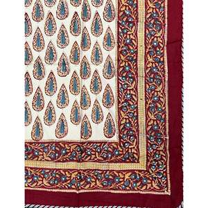 Textil para el Hogar de Algodón Estampado a Mano con Diseño Dohar - Product Image 2