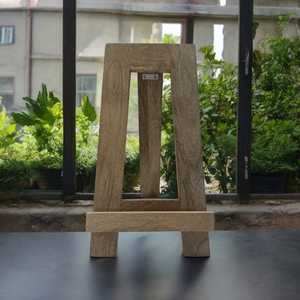 Customized American Style Natural Antique Mango Wood <b>Table</b> Easel for Cookbook Text Book Painting Canvas <b>Wall</b> Sign Display Stands - Product Image 2