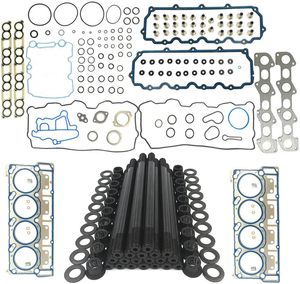 Nouvelles mises à niveau Powerstroke Diesel ARP Kit de goujons de tête 18mm Kit de joint de tête pour 2003-2007 Ford 6.0L V8 Diesel Cylindre avec admission - Product Image 5