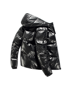 Chaqueta de Invierno con Capucha 2026, Tejido de Lona, Cierre de Cremallera, Color Sólido, Estilo Urbano, Servicio OEM Disponible - Product Image 1