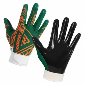 Gants de receveur de football américain de haute qualité entièrement personnalisés avec une marque personnalisée - Product Image 3