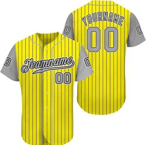 Logotipo bordado personalizado, tejido de malla transpirable de secado rápido, camisetas de béisbol con botones, ropa de softbol, ropa deportiva, camisetas superiores - Product Image 5