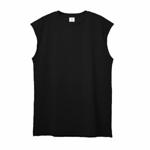 Wholesale Custom Logo Basic Knitted Rib <b>Crop</b> Tank <b>Top</b> for <b>Men</b> High Quality Fashion Basic Blank White Black Ladies' Tank <b>Top</b> - Product Image 3