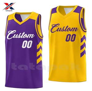 Tissu à séchage rapide réversible de logos et de chiffres personnalisés d'uniforme de basket-ball en gros pour l'expert équipe ligue porter meilleur prix de vente - Product Image 5