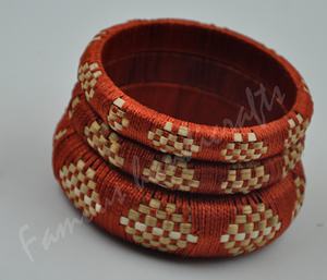 Bracelet en rotin pour femme Bracelet de bijoux en bambou naturel artisanal - Product Image 2