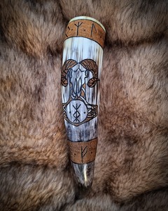 Nouvelle corne de bière corne à boire avec décor de table de support pour bar de restaurant à la maison d'Inde - Product Image 2