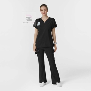 Unisex Cómodo Estirable Enfermeras Scrubs Pantalones Tejido Jogger Scrubs para Mujeres y Hombres Uniformes de Hospital - Product Image 6