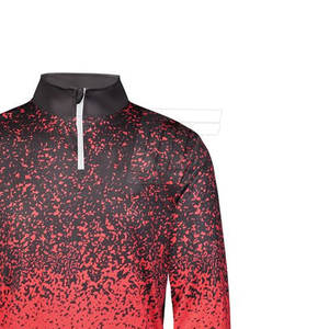 Chaqueta Sublimada con Cierre de Cremallera de Cuarto para Hombre, Cómoda y Ligera, para Deportes y Fitness - Product Image 6