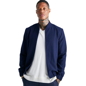 Chaqueta bomber clásica y cálida para exteriores para hombre a la venta con logotipo personalizado y diseño OEM, chaquetas informales de moda para exteriores al por mayor - Product Image 1