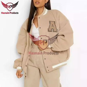 Femmes Vintage Sport Style À Manches Longues Racing Veste Nouveau Design Coton Bomber Baseball Manteau Broderie Respirant Imprimé - Product Image 5
