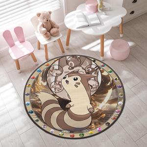 Alfombra de Anime Furret: Decoración para Sala de Juegos Japonesa, Regalo para Gamers, Alfombra Delgada de Tela No Tejida - Product Image 5