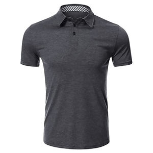 Vente en gros 100% coton pour hommes pour polos respirant anti-boulochage surdimensionné tenue décontracté avec motif imprimé pour un usage quotidien - Product Image 4