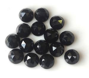 หินอัญมณีสีดำธรรมชาติทำด้วยมือขนาด3มม.-6มม. สำหรับทำเครื่องประดับ - Product Image 1