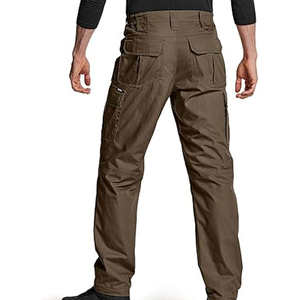 Pantalon cargo léger de haute qualité pour hommes lavé antibactérien respirant écologique Spandex/coton à séchage rapide décontracté - Product Image 3