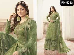 ใหม่ผู้หญิงสวมใส่แฟนซีออกแบบHeavy Jacquardผ้าไหมSalwar KameezชุดHeavyสุทธิDupattaชุดสําหรับงานแต่งงานและเทศกาลสวมใส่ - Product Image 4