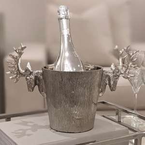 Seau à glace de boisson en Aluminium moulé avec poignée de cerf de renne avec Logo personnalisé accepté - Product Image 2