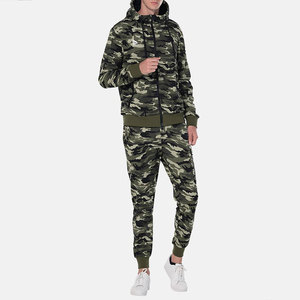 2025 nouveauté hommes Camouflage survêtement bonne qualité à capuche col solide motif usine en gros à bas prix - Product Image 3
