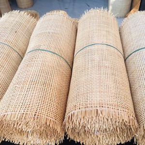 Cheap price natural <b>rattan</b> mesh <b>rolls</b> bulk quantity handweaving hexagon webbing <b>roll</b> produced by trusted factory - Product Image 3