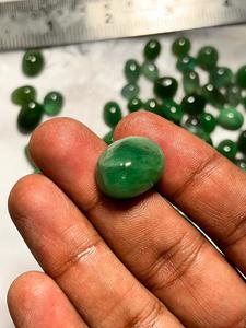 Cabujón de Esmeralda zambiano natural Forma mixta Piedra preciosa-Cojín de pera ovalada Corte de corazón de marquesa - Product Image 3