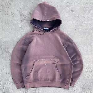 Sudadera con Capucha Personalizada con Logotipo, Estilo Urbano, 100% Algodón, Vintage, para Hombre, Gruesa, Lavada al Ácido, Holgada, Desgastada, Ecológica, Transpirable, 370g - Product Image 1