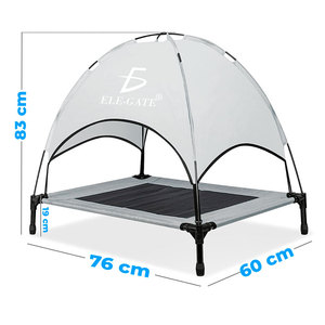 Cama XL para Perros con Toldo, Elegante y Cómoda Tienda de Campaña para Mascotas Pequeñas y Gatos - Product Image 1