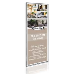 Silver Metal <b>Poster</b> Frame 30.5 X 91.5 cm - Product Image 1