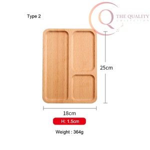 Plateau de service en bois durable au design élégant, adapté à un usage domestique et commercial - Product Image 6