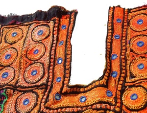 Banjara Neck Yoke Zari Patch Tribal Patch Vintage Neck Yoke Mirror Neck - Product Image 4