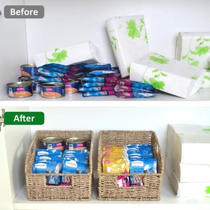 Boîte de rangement multifonction en herbe de mer, boîte de rangement artisanale, écologique, naturelle, décoration intérieure et extérieure, vente en gros du Vietnam - Product Image 2