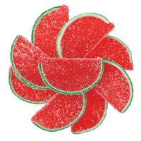 Bonbons Gélifiés Personnalisés en Gros, Bonbons Fruités Moelleux, Bonbons Sucrés et Acidulés en Vrac, Halal, OEM, ODM, Saveurs Fraise, Mangue, Pastèque