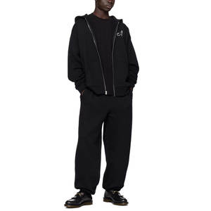 Sweat-shirts pour hommes avec strass, style tendance, haute qualité, prix bas, fermeture éclair, motif uni, impression numérique d'hiver, faible MOQ - Product Image 6