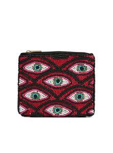 Porte-monnaie élégant en cuir indien fait à la main, brodé de perles, portefeuille pour femmes, prix de gros - Product Image 5