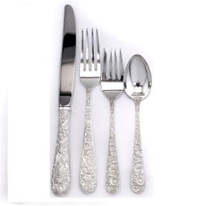 Cuillères de service en acier inoxydable, acier inoxydable, service de restauration en vrac, poli miroir, argenterie, mariage haut de gamme, couverts Royal de luxe 2023 - Product Image 3