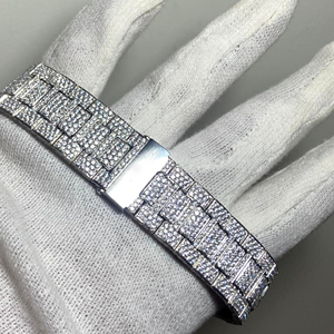 Premium Quality Top Quality Diamond Lab Grown Watch on Factory Price DEF Diamond Iced Out Watch - Product Image 4
