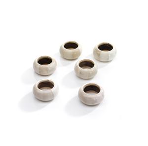 Porte-serviettes en incrustation d'os personnalisé meilleure qualité Design antique à la main anneau de serviette forme ronde meilleur look maison Table décorer - Product Image 3